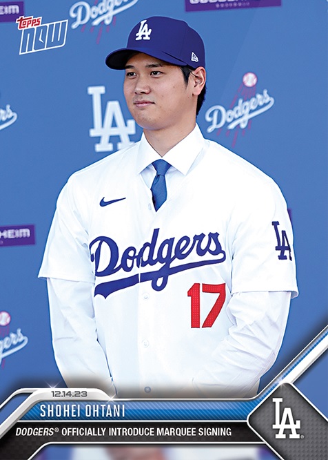 【山本由伸 大谷翔平】topps Now ドジャース入団会見　20枚　未開封エンジェルス