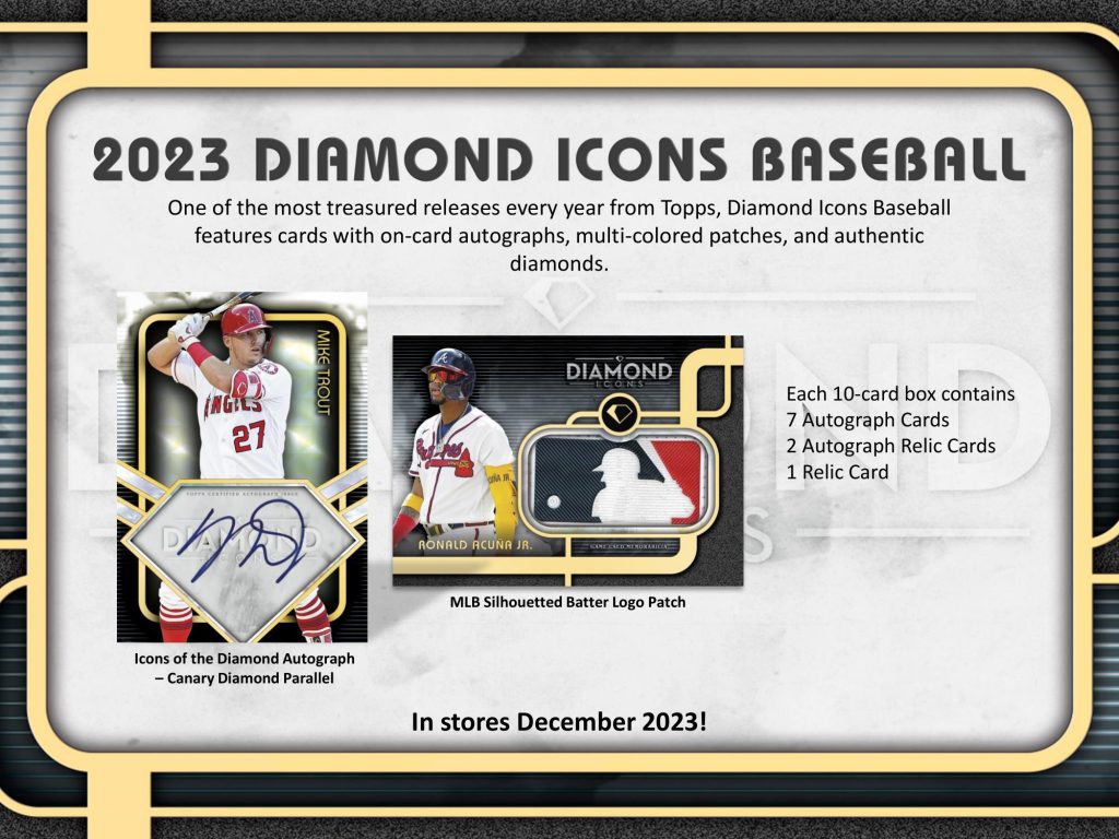 MLB 2023 TOPPS DIAMOND ICONS BASEBALL HOBBY