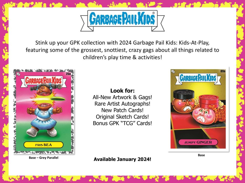 2024 TOPPS GARBAGE PAIL KIDS SERIES 1 COLLECTOR