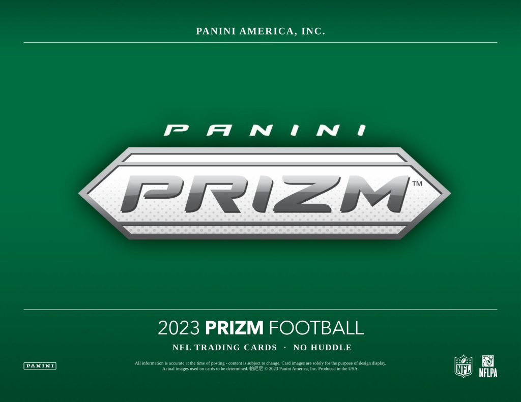 NFL 2023 PANINI PRIZM FOOTBALL NO HUDDLE