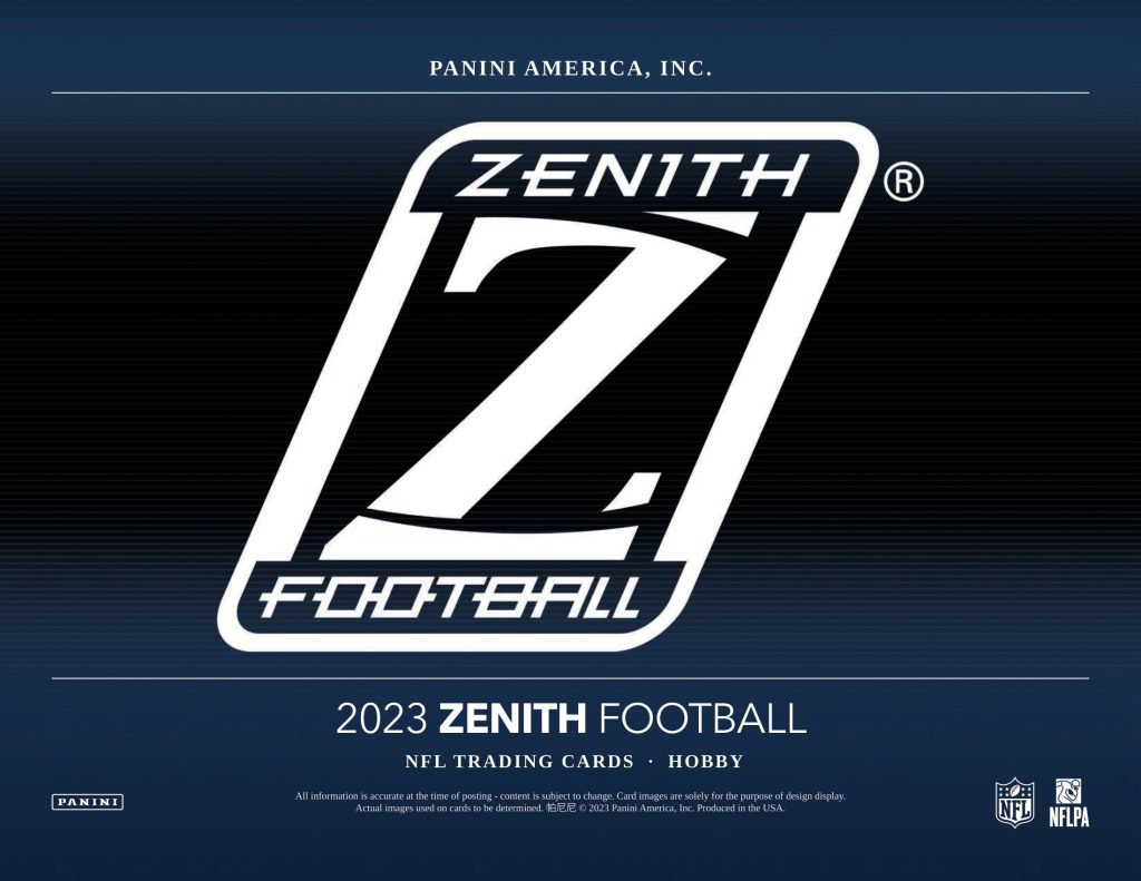 NFL 2023 PANINI ZENITH FOOTBALL HOBBY
