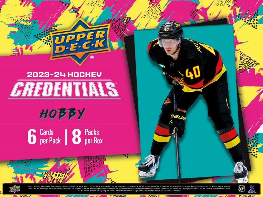 NHL 2023-24 UPPER DECK CREDENTIALS HOCKEY HOBBY