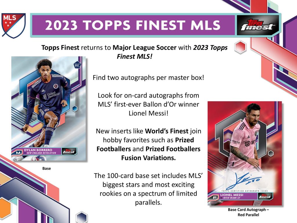 2023 TOPPS FINEST MLS HOBBY