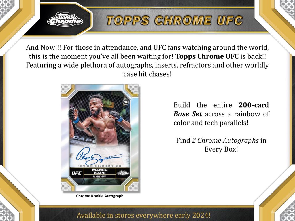 2024 TOPPS CHROME UFC HOBBY