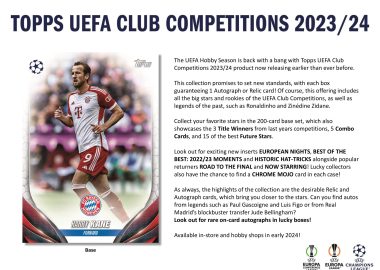 2023-24 TOPPS UEFA CLUB COMPETITIONS HOBBY
