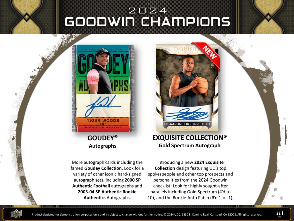 2024 UPPER DECK GOODWIN CHAMPIONS HOBBY ASIA【製品情報