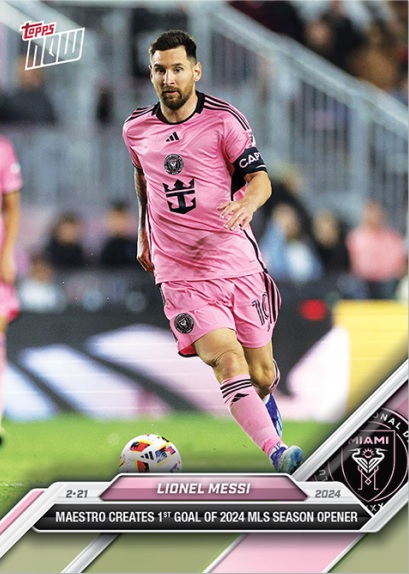 いきなりのメッシ、メッシ！ MLSが開幕！ 「TOPPS NOW」も開幕