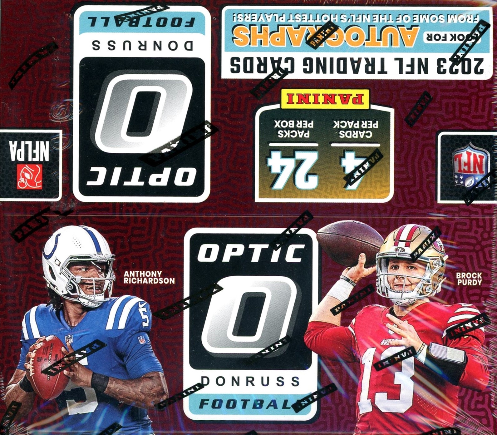 2023 Panini Donruss Optic Football Rated Rookie Blue Hyper