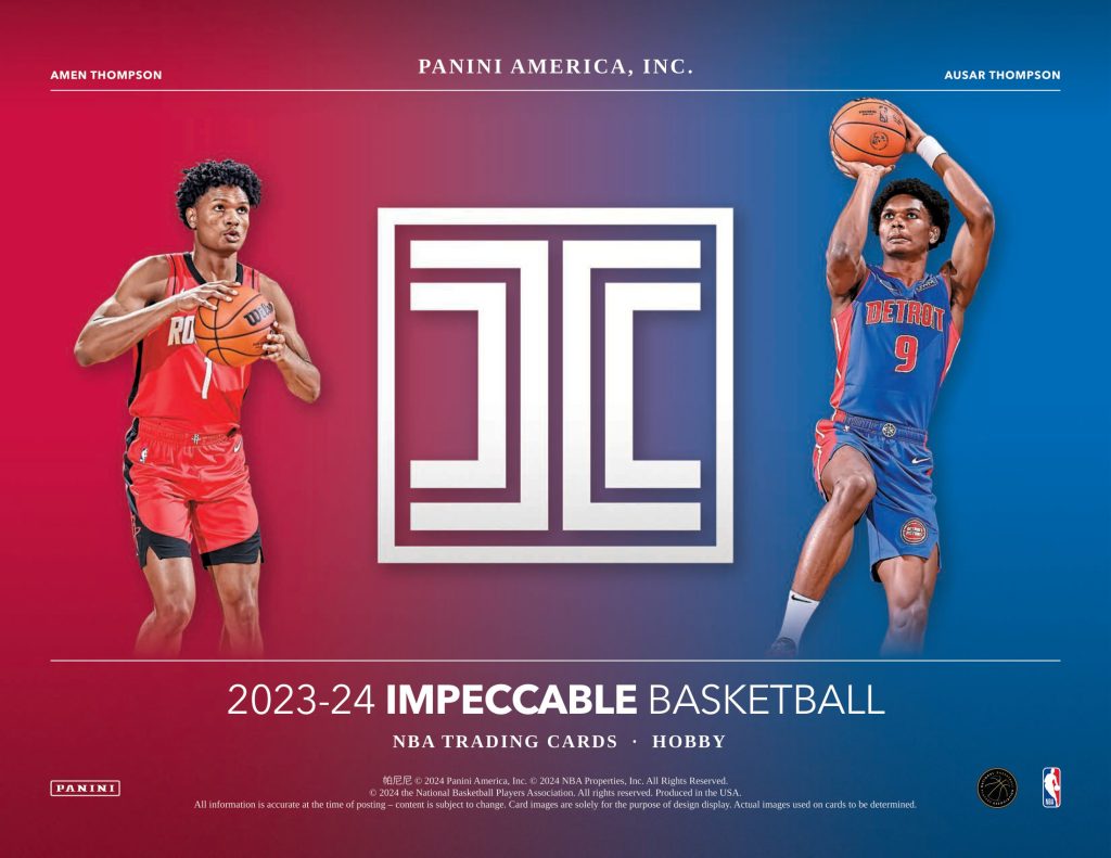 NBA 2023-24 PANINI IMPECCABLE BASKETBALL HOBBY