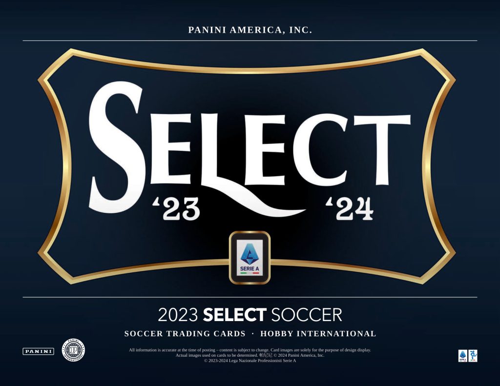 2023-24 PANINI SELECT SERIE A SOCCER HOBBY INTERNATIONAL