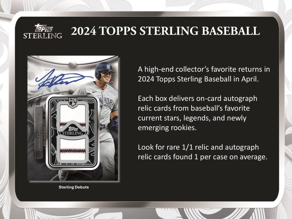 2024 TOPPS STERLING BASEBALL HOBBY