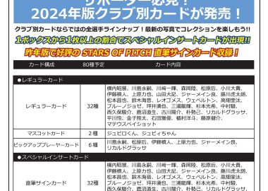 EPOCH 2024 Ｊリーグオフィシャルトレーディングカード チームエディション・メモラビリア ジュビロ磐田