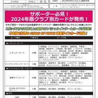 EPOCH 2024 Ｊリーグオフィシャルトレーディングカード チームエディション・メモラビリア セレッソ大阪