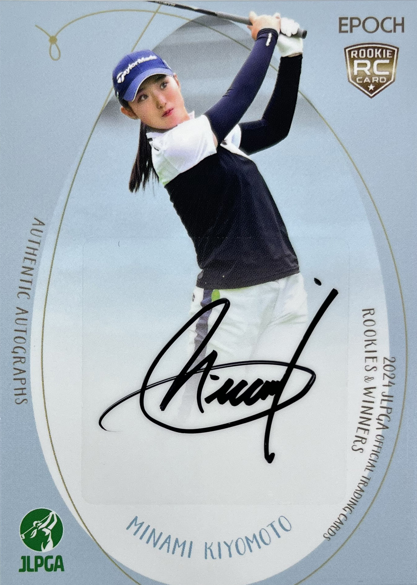 2024 EPOCH JLPGA ROOKIES 清本美波 直筆サインカード 【公式通販】