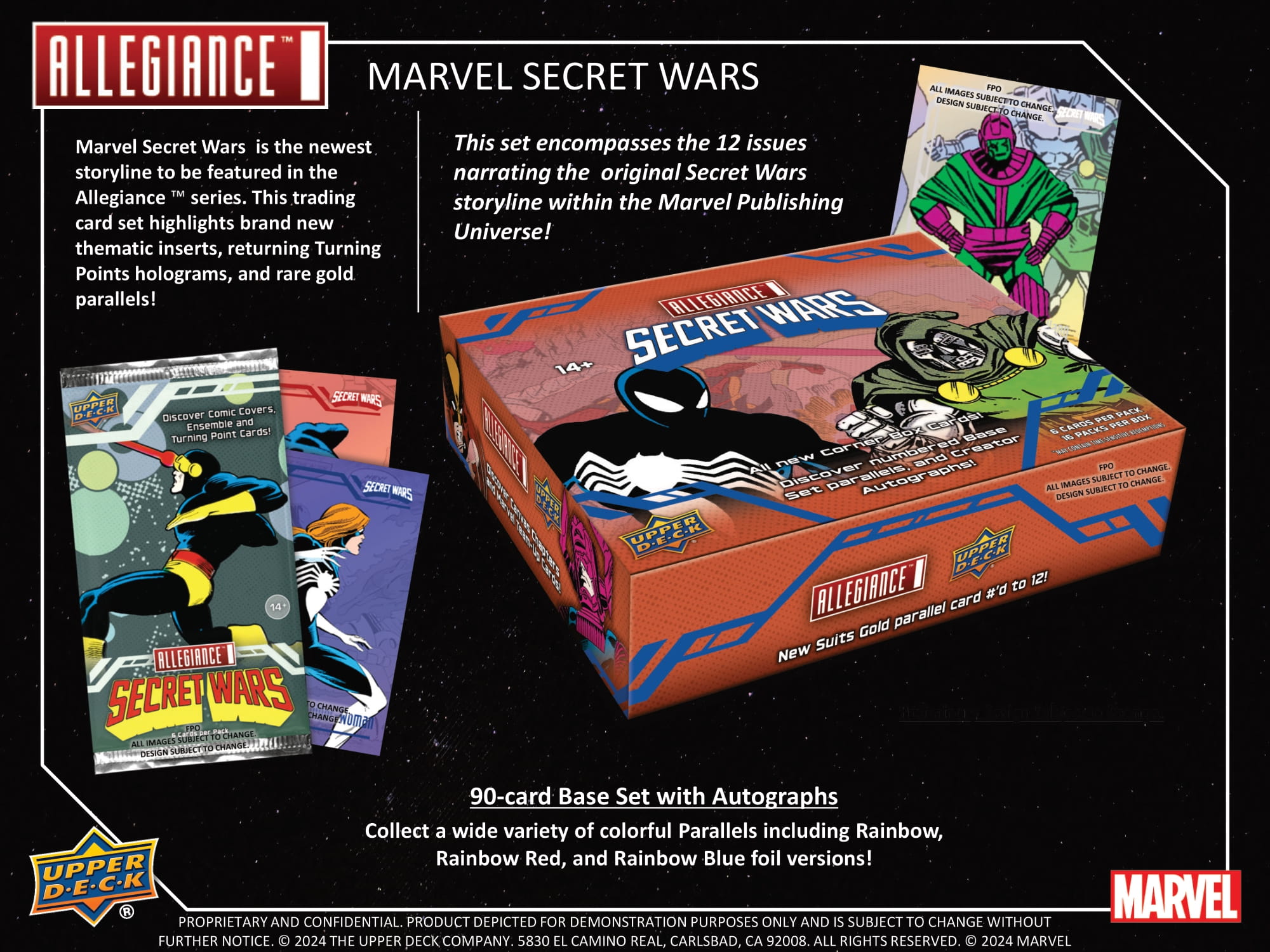UPPER DECK MARVEL ALLEGIANCE SECRET WARS 1984 TRADING CARDS【製品 