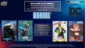 2023-24 UPPER DECK DC ANNUAL TRADING CARDS BLASTER