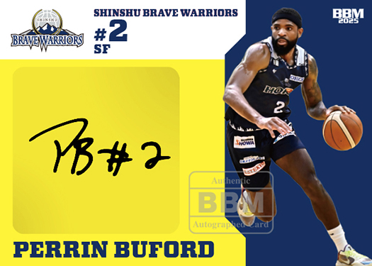 ペリン・ビフォード 直筆サインカード ミントモール / MINT 千葉店 / BBM B.LEAGUE 2020-21 FAST BREAK
