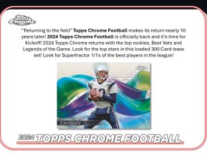 2024 TOPPS CHROME FOOTBALL MEGA BOX