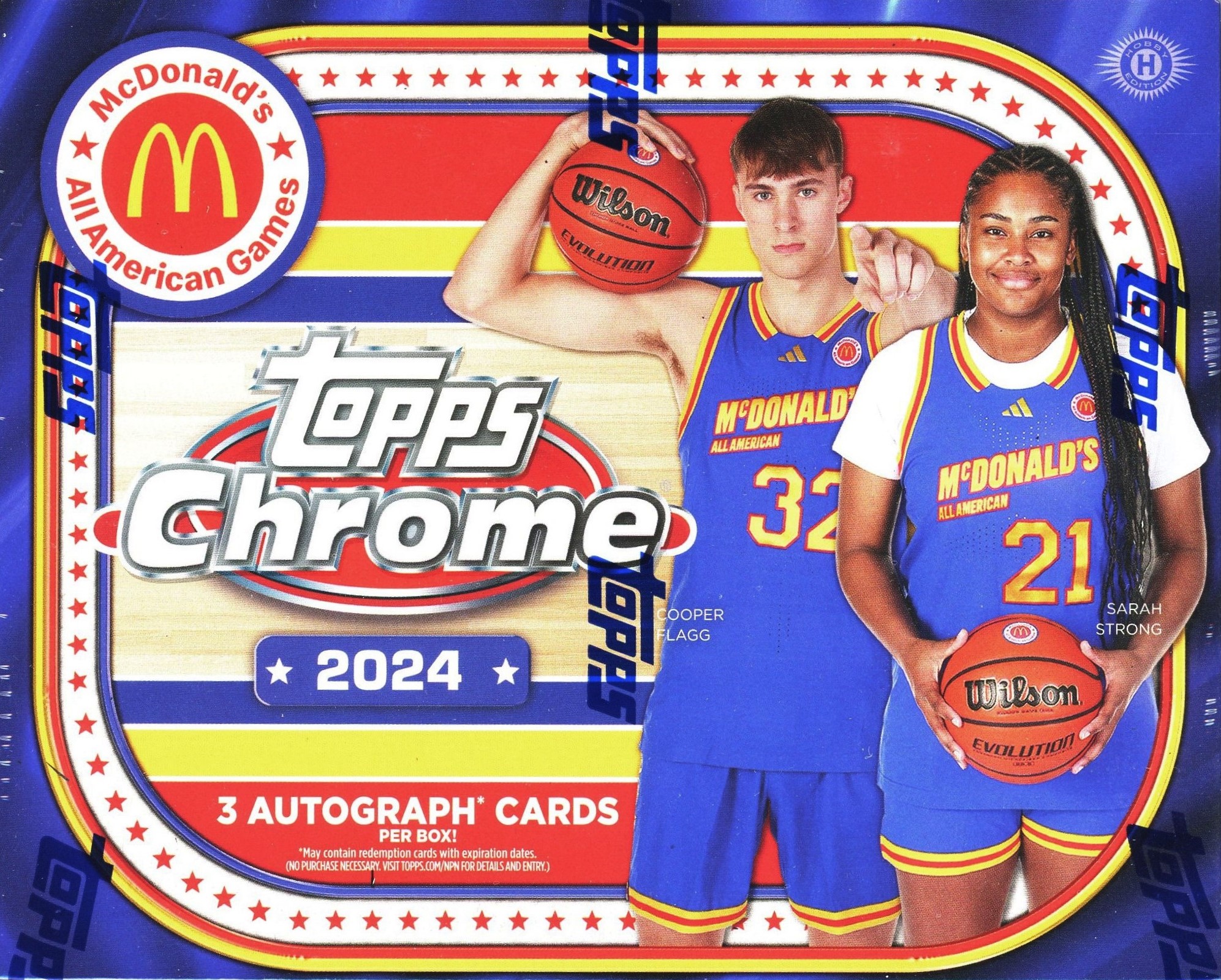 🏀 2024 TOPPS CHROME McDonald's ALL AMERICAN BASKETBALL HOBBY