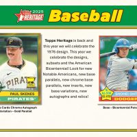 2025 TOPPS HERITAGE BASEBALL HOBBY
