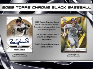MLB 2025 TOPPS CHROME BLACK BASEBALL HOBBY