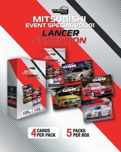 TARMAC CARDS：MITSUBISHI EVENT SPECIAL Vol.01-Lancer Evolution