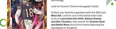 NFL 2024 TOPPS COSMIC CHROME FOOTBALL HOBBY