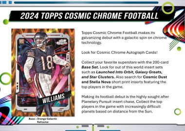 NFL 2024 TOPPS COSMIC CHROME FOOTBALL HOBBY