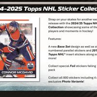 2024-25 TOPPS NHL STICKER COLLECTION ALBUM