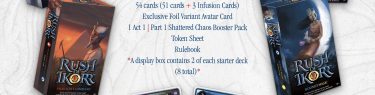 2025 UPPER DECK RUSH OF IKORR TCG Act 1 ｜Part 1 SHATTERED CHAOS STARTER DECK BOX