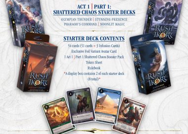 2025 UPPER DECK RUSH OF IKORR TCG Act 1 ｜Part 1 SHATTERED CHAOS STARTER DECK BOX