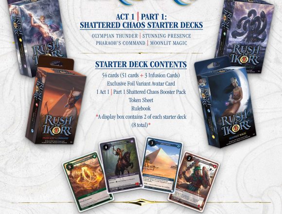 2025 UPPER DECK RUSH OF IKORR TCG Act 1 ｜Part 1 SHATTERED CHAOS STARTER DECK BOX