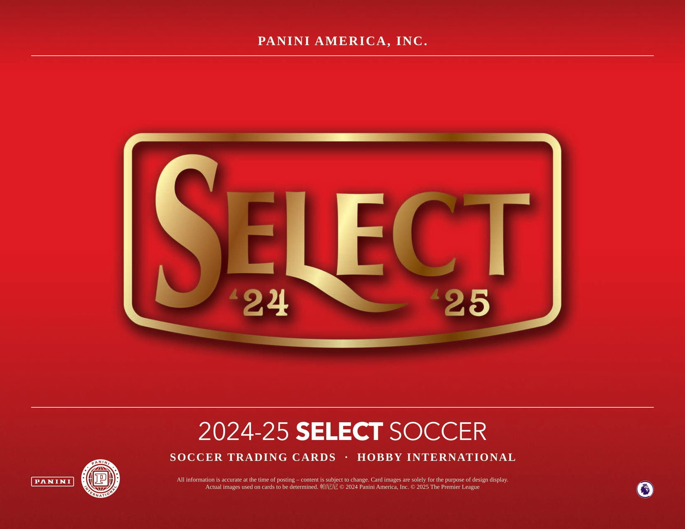 製品情報】⚽ 2024-25 PANINI SELECT ENGLISH PREMIER LEAGUE