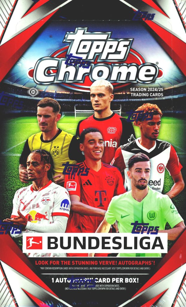 トレカ　【BOX】2021/22 Topps Stadium Club Chrome - Bundesliga トップス社「スタジアムクラブクローム」ドイツ・ブンデスリーガ公式サッカーカード 2021-2022 Topps® Bundesliga Stadium Chrome