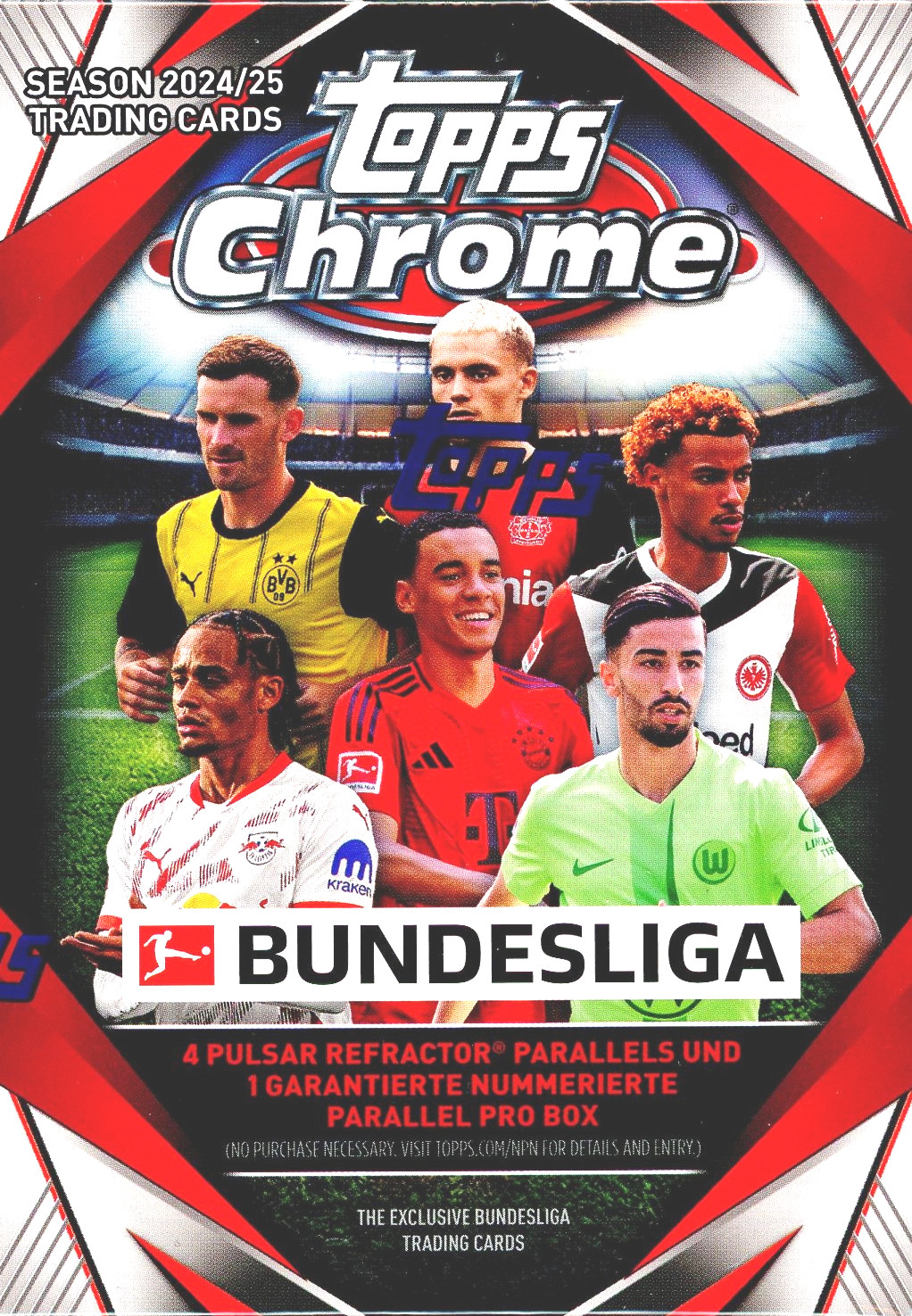 製品情報】2024-25 TOPPS CHROME BUNDESLIGA VALUE BOX