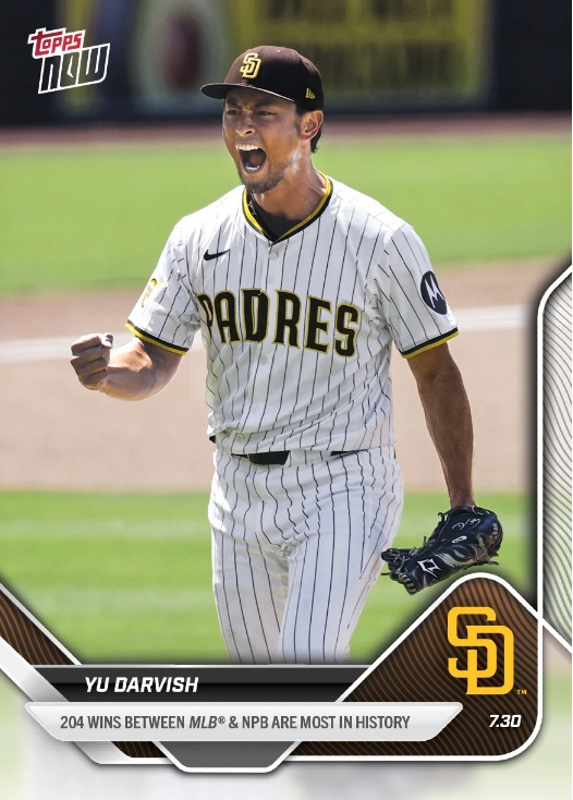 【PSA9】 2023 Topps Now　ダルビッシュ有　　世界25枚 10【ダルビッシュ有/野球日本代表・侍ジャパン】2023 WBC World