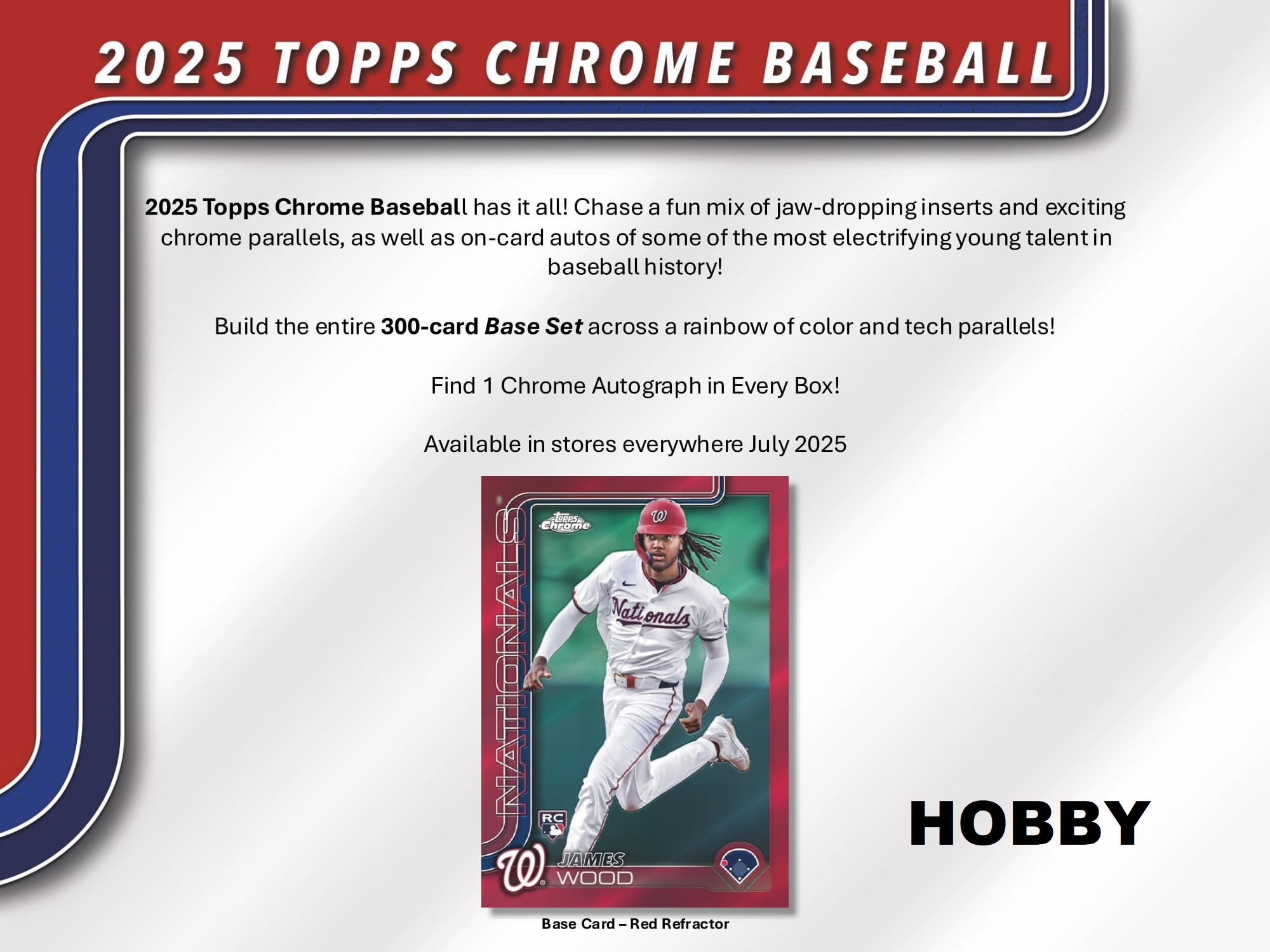 製品情報】2025 TOPPS CHROME BASEBALL HOBBY