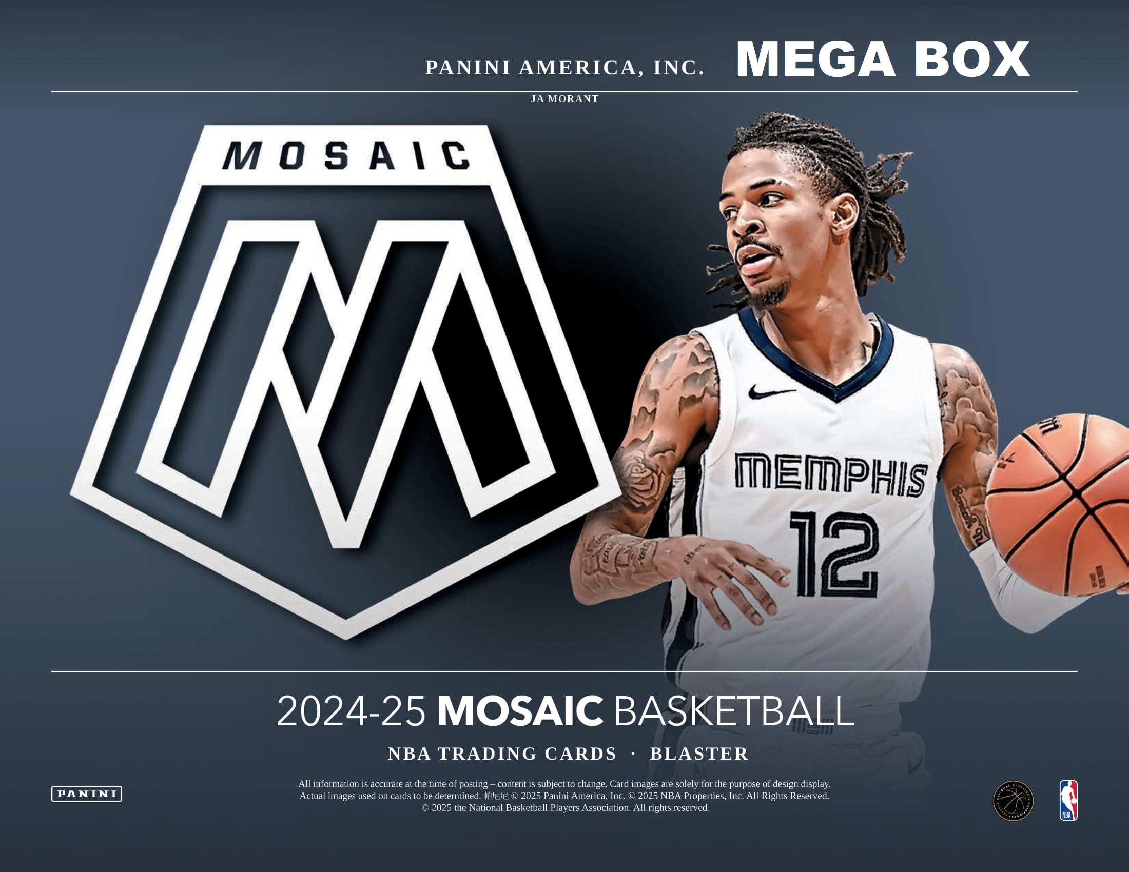 値下げ不可！panini immaculate2017 モドリッチ/20 SP 製品情報】NBA 2024-25 PANINI MOSAIC BASKETBALL MEGA BOX