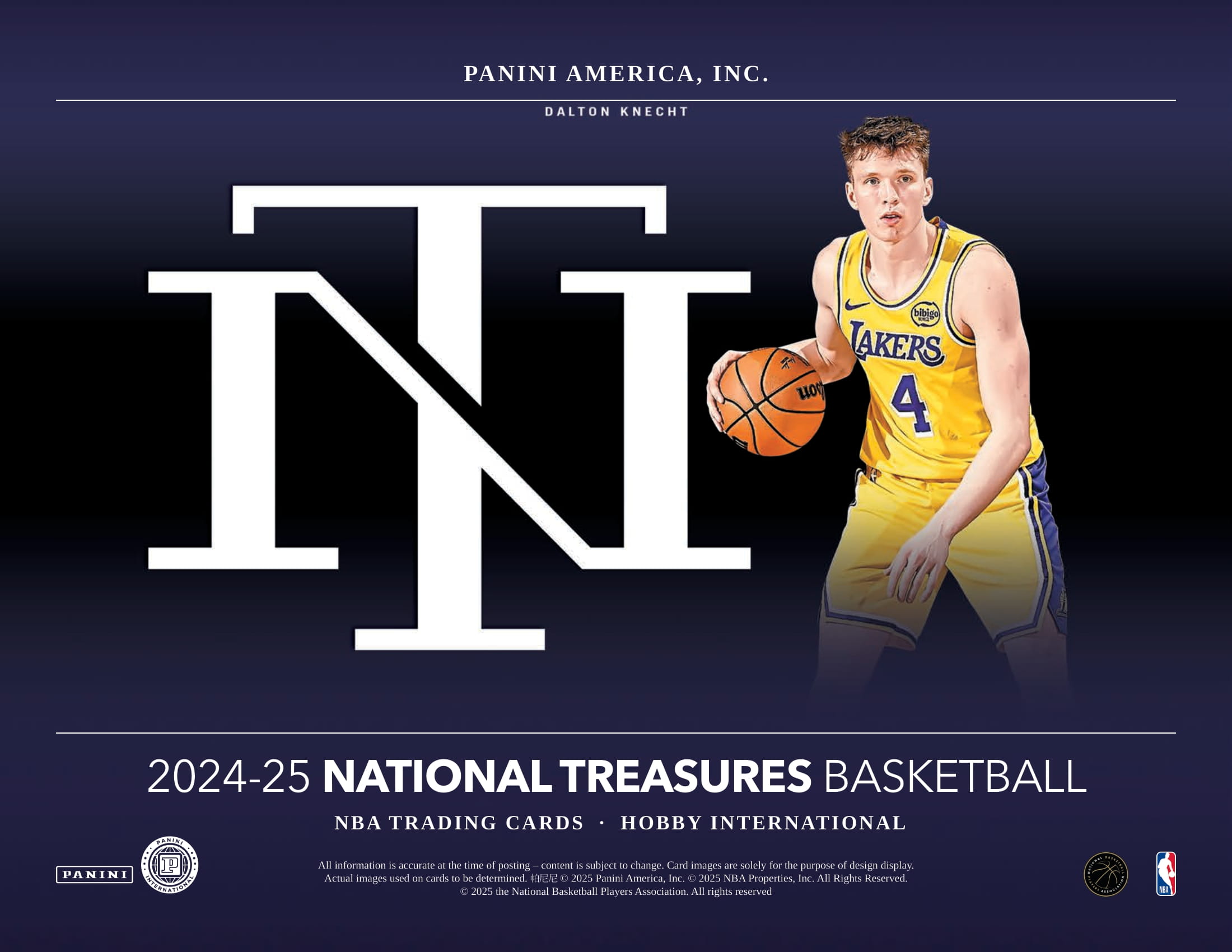 製品情報】NBA 2024-25 PANINI NATIONAL TREASURES BASKETBALL