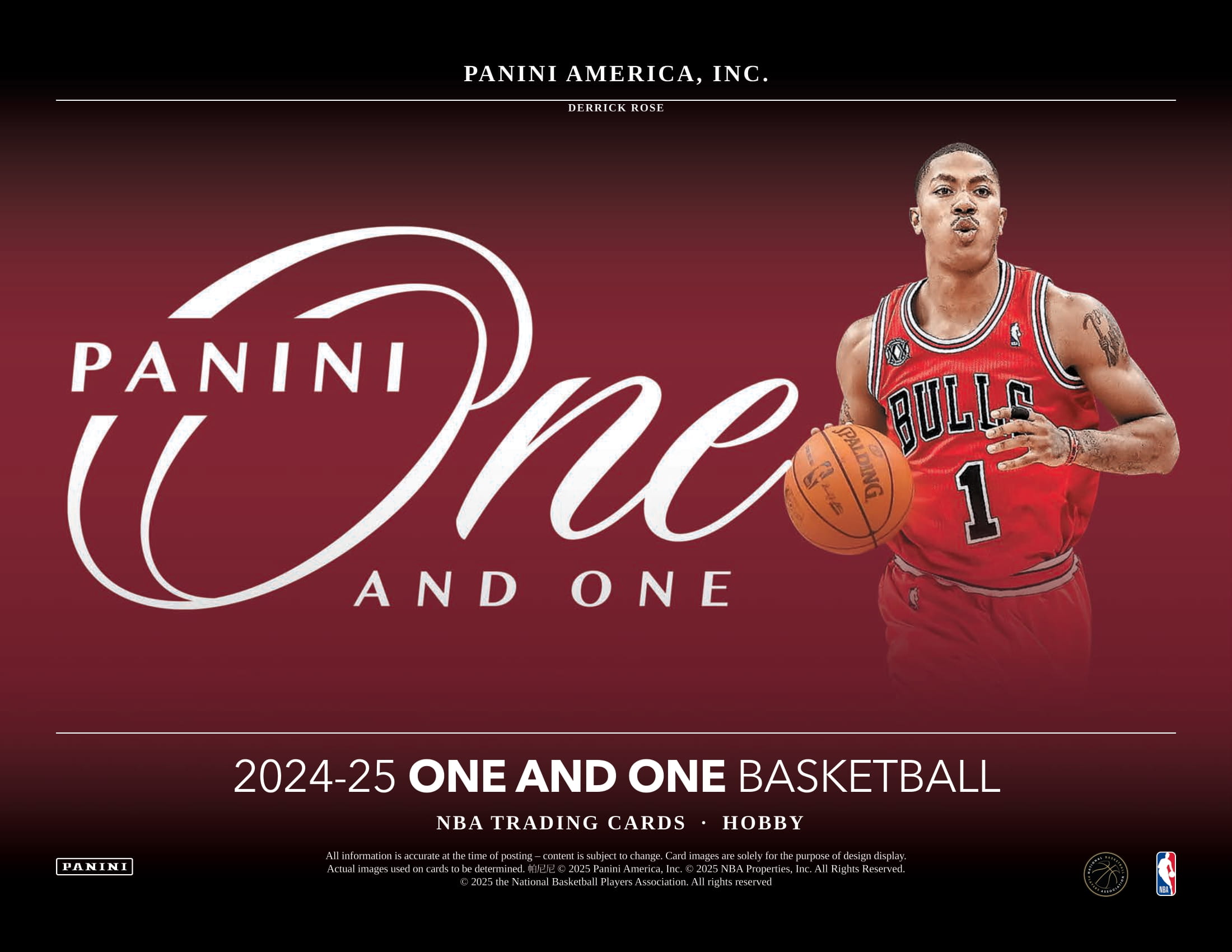 製品情報】NBA 2024-25 PANINI ONE AND ONE BASKETBALL HOBBY