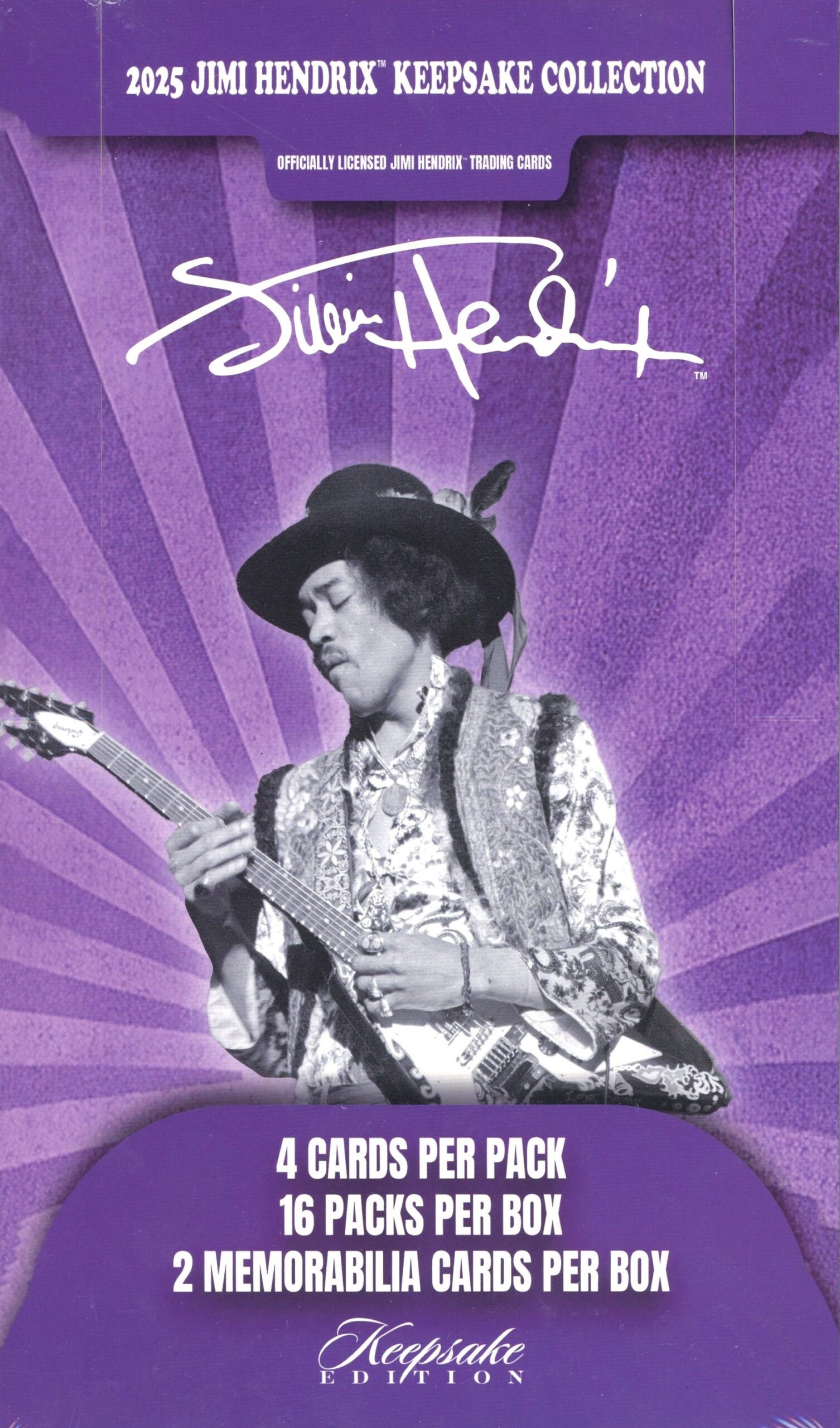 製品情報】2025 SUPER BREAK JIMI HENDRIX KEEPSAKE PREMIERE HOBBY