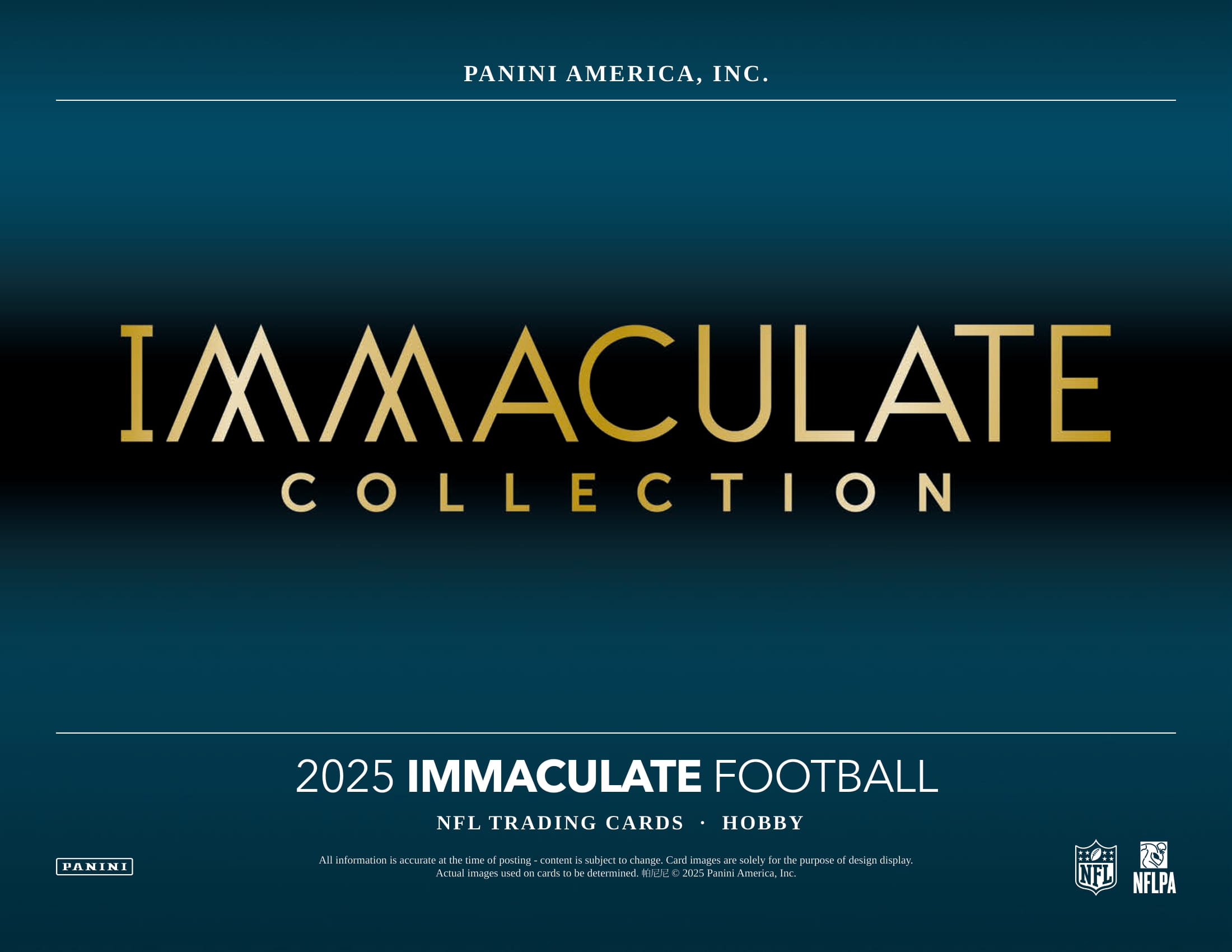 製品情報】NFL 2025 PANINI IMMACULATE COLLECTION FOOTBALL HOBBY