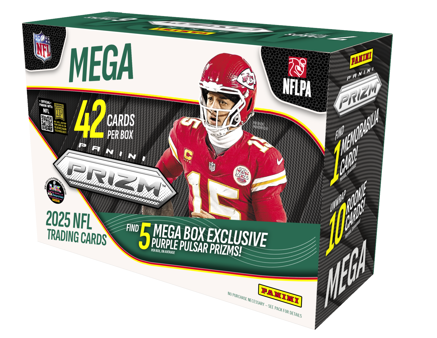 製品情報】NFL 2025 PANINI PRIZM FOOTBALL MEGA BOX