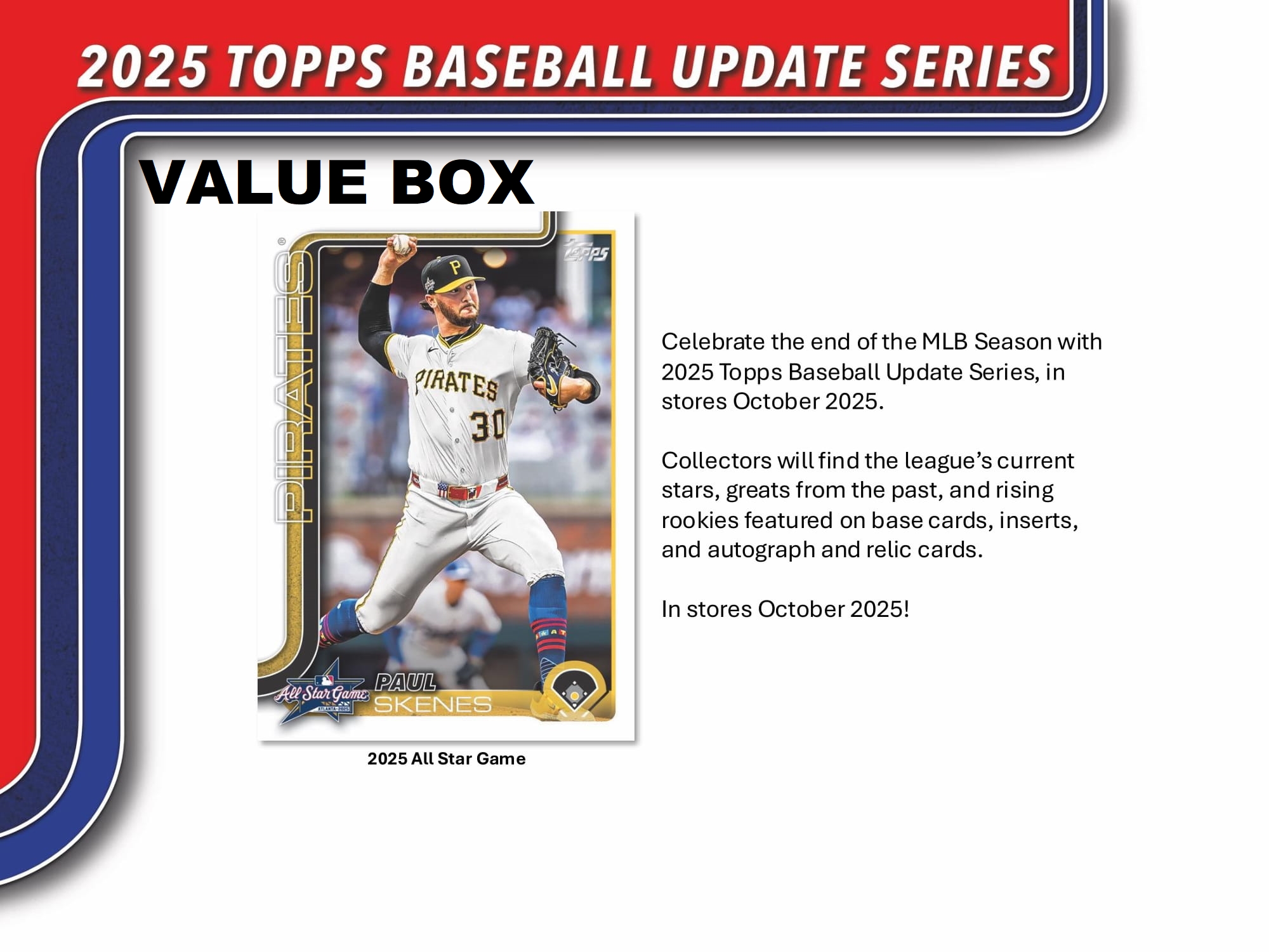 製品情報】MLB 2025 TOPPS UPDATE BASEBAL SERIES VALUE BOX
