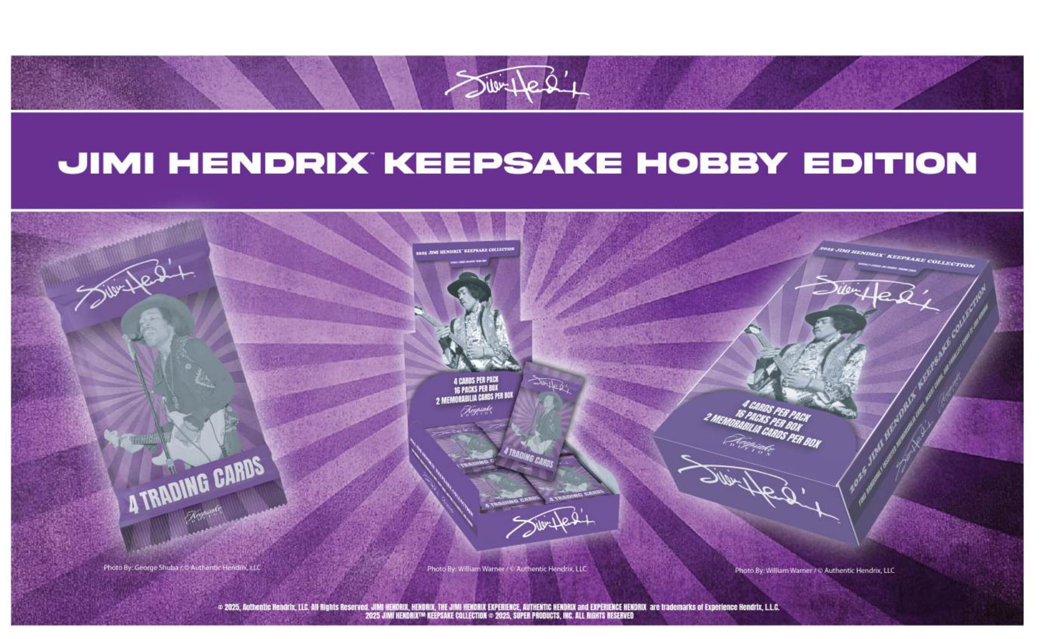 製品情報】2025 SUPER BREAK JIMI HENDRIX KEEPSAKE PREMIERE HOBBY
