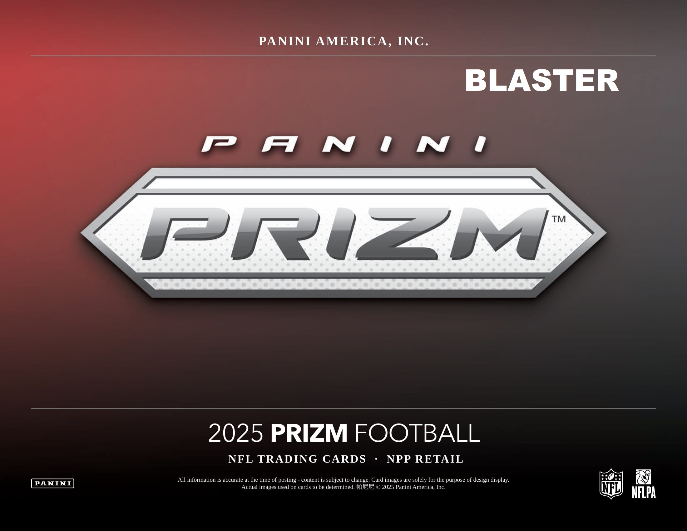 製品情報】NFL 2025 PANINI PRIZM FOOTBALL BLASTER