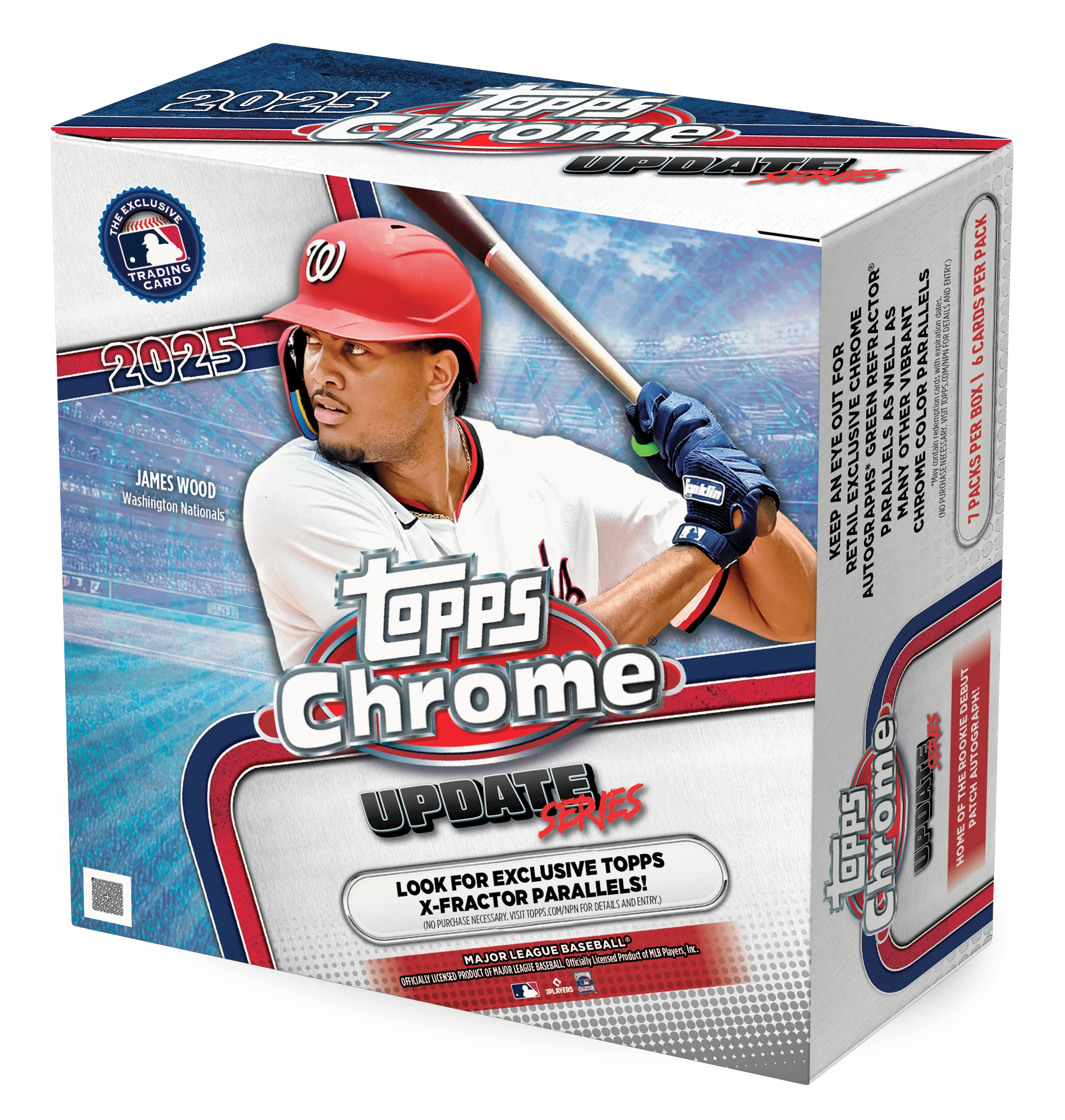 製品情報】MLB 2025 TOPPS CHROME UPDATES BASEBALL MEGA BOX