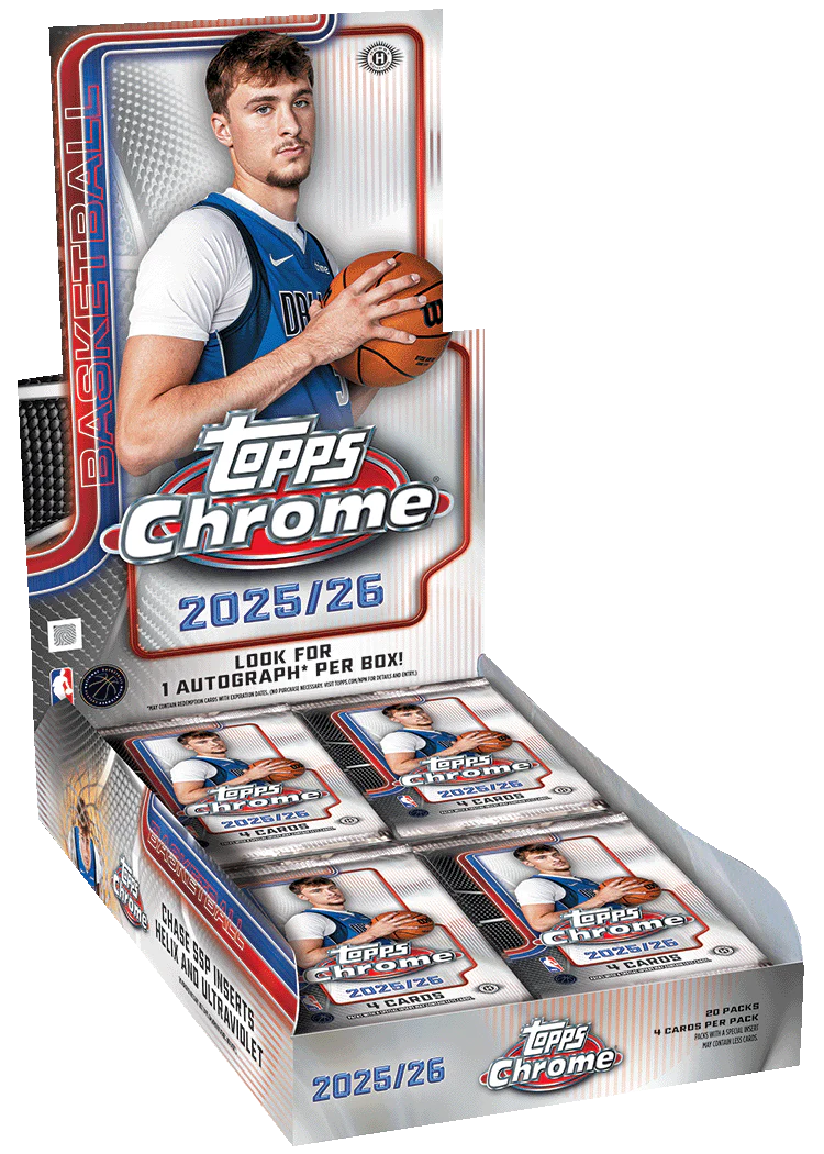 製品情報】NBA 2025-26 TOPPS CHROME BASKETBALL HOBBY