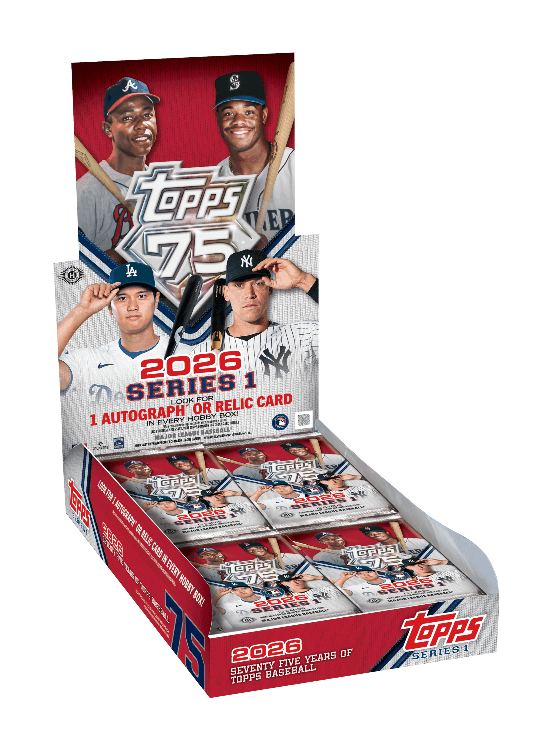 製品情報】MLB 2026 TOPPS SERIES 1 BASEBALL HOBBY