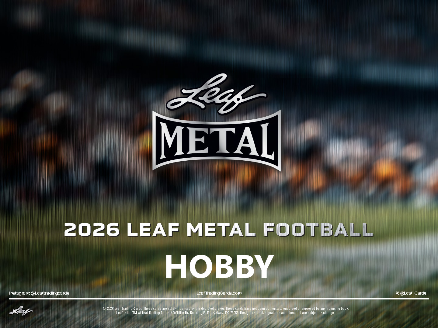 製品情報】2026 LEAF METAL FOOTBALL HOBBY